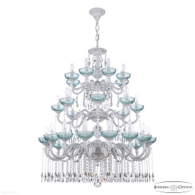 Большая хрустальная люстра Bohemia IVELE Crystal AL78101/16+8+8/300/3d A WMN P Birusa/M-1G