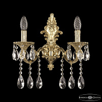 Бра с хрусталем Bohemia Ivele Crystal Verona 7201B14/2/175 A G