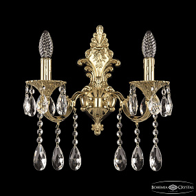 Бра с хрусталем Bohemia Ivele Crystal Verona 7201B14/2/175 A G