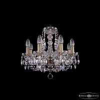 Хрустальная подвесная люстра Bohemia IVELE Crystal 1406/8/141/Pa