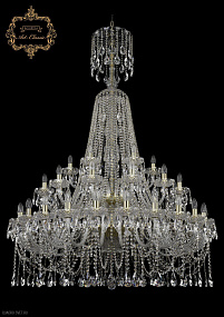 Большая хрустальная люстра Bohemia Art Classic 11.12.24+12+6.460.2d.XL-180.Gd.Sp