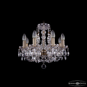 Хрустальная подвесная люстра Bohemia IVELE Crystal 1406/8/141/Pa