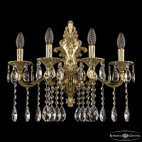 Бра с хрусталем Bohemia Ivele Crystal Verona 7202B15/4/210 A G