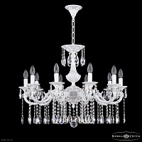 Хрустальная подвесная люстра Bohemia IVELE Crystal AL78101/10/250 A WMN