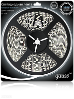 Светодиодная лента GAUSS 14.4 Вт/м 5050 SMD 6500K