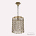 Хрустальный подвесной светильник Bohemia IVELE Crystal 19201/20IV Pa Leafs R801