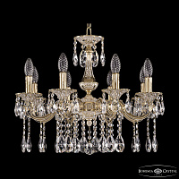 Подвесная хрустальная люстра Bohemia Ivele Crystal Verona 72101/8/175 A GW