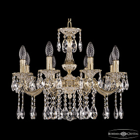 Подвесная хрустальная люстра Bohemia Ivele Crystal Verona 72101/8/175 A GW