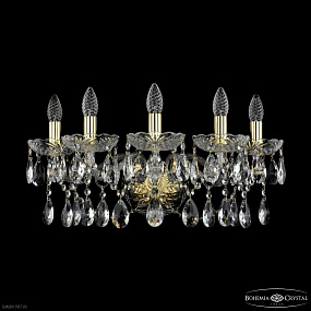 Бра с хрусталем Bohemia IVELE Crystal 1413B/5/200/XL G