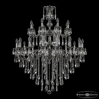 Большая хрустальная люстра Bohemia Ivele Crystal Verona 72101/16+8/360/2d B NB