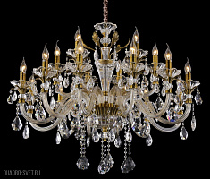 Большая хрустальная люстра Crystal Lux ALICANTE SP12+6