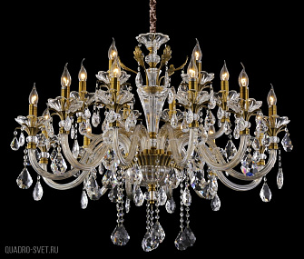 Большая хрустальная люстра Crystal Lux ALICANTE SP12+6