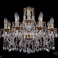 Хрустальная подвесная люстра Bohemia IVELE Crystal 1613/8+4/200/GB