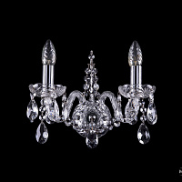 Бра хрустальное Bohemia IVELE Crystal 1411B/2/141Ni