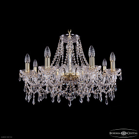 Хрустальная подвесная люстра Bohemia IVELE Crystal 1403/8/240 G
