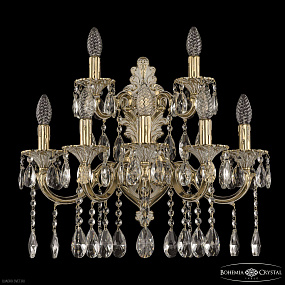 Бра с хрусталем Bohemia Ivele Crystal Verona 7201B16/5+2/210 A GW