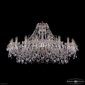 Большая хрустальная люстра Bohemia IVELE Crystal 1411/20/460 G