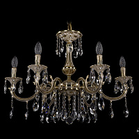 Литая подвесная люстра с хрусталем Bohemia IVELE Crystal 1702/6/265/A/GI