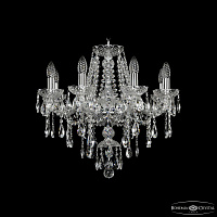 Хрустальная подвесная люстра Bohemia IVELE Crystal 1415/8/200 Ni