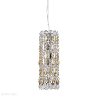 Подвесной светильник Crystal Lux LIRICA SP3 CHROME/GOLD-TRANSPARENT