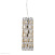 Подвесной светильник Crystal Lux LIRICA SP3 CHROME/GOLD-TRANSPARENT