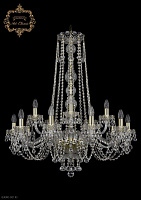 Большая хрустальная люстра Bohemia Art Classic 11.26.10+5.300.h-95.Gd.B