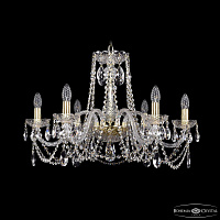 Хрустальная подвесная люстра Bohemia IVELE Crystal 1402/6/240/G