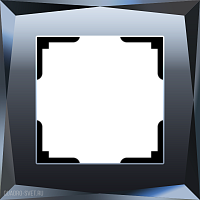 Рамка на 1 пост (черный) Werkel WL08-Frame-01