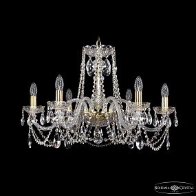 Хрустальная подвесная люстра Bohemia IVELE Crystal 1402/6/240/G