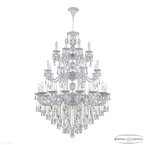Большая хрустальная люстра Bohemia IVELE Crystal AL78101/16+8+8/300/3d B WMN