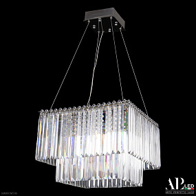 Хрустальная подвесная светодиодная люстра APL LED Sicilia SH10.42.C.Ni.4000