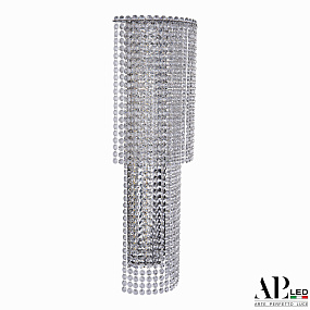 Бра хрустальное светодиодное APL LED Sicilia SH500.B4.25-70.A.Ni.4000