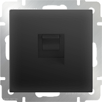 Розетка Ethernet RJ-45 (черный матовый) Werkel WL08-RJ-45
