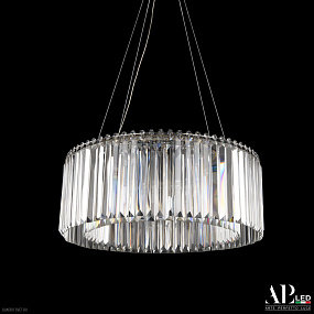 Хрустальная подвесная светодиодная люстра APL LED Sicilia SH09.55.A.Ni.4000