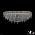 Хрустальная потолочная светодиодная люстра APL LED Rimini S505.0.60.B.4000