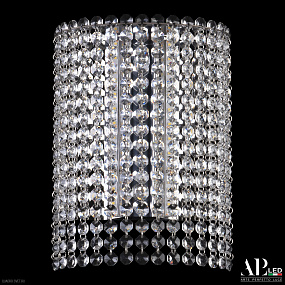 Бра хрустальное светодиодное APL LED Sicilia SH500.B5.20-27.A.Ni.4000