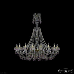 Большая хрустальная люстра Bohemia IVELE Crystal 1410/20/530/XL-157 G V7010