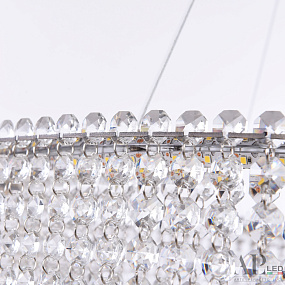 Хрустальная подвесная светодиодная люстра APL LED Sicilia SH02.73.2D.A.Ni.4000