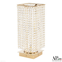 Хрустальная светодиодная настольная лампа APL LED Rimini S500.L4.15-38.A.3000.Gold