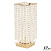 Хрустальная светодиодная настольная лампа APL LED Rimini S500.L4.15-38.A.3000.Gold