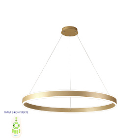 Подвесной светодиодный светильник Crystal Lux MUCHOS SP88W LED GOLD