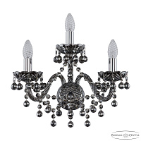 Бра с хрусталем Bohemia IVELE Crystal 1409B/2+1/160 Ni M781