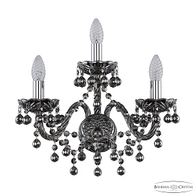 Бра с хрусталем Bohemia IVELE Crystal 1409B/2+1/160 Ni M781