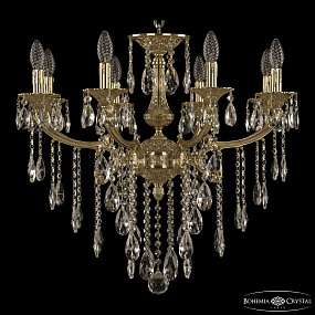 Подвесная хрустальная люстра Bohemia Ivele Crystal Verona 72116/8/210 B G