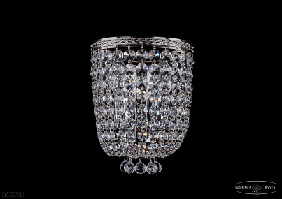 Бра хрустальное Bohemia IVELE Crystal 1928/2S/Ni
