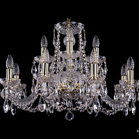 Хрустальная подвесная люстра Bohemia IVELE Crystal 1402/8+4/240/G