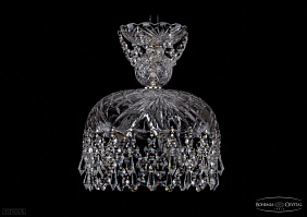 Хрустальный подвесной светильник Bohemia IVELE Crystal 7711/25/Ni/Drops