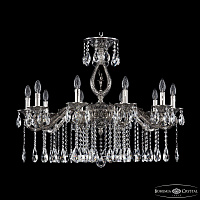 Подвесная хрустальная люстра Bohemia Ivele Crystal Florence 71402/10/300 A NB FD2M
