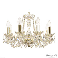 Хрустальная подвесная люстра Bohemia IVELE Crystal 119/8/165 G