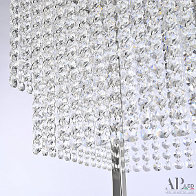 Хрустальный светодиодный торшер APL LED Sicilia SH500.T6.30-150.C.Ni.4000